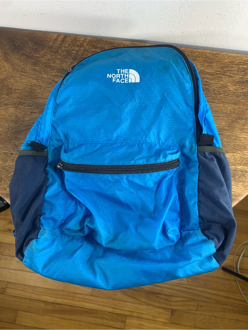 North face foldable backpack